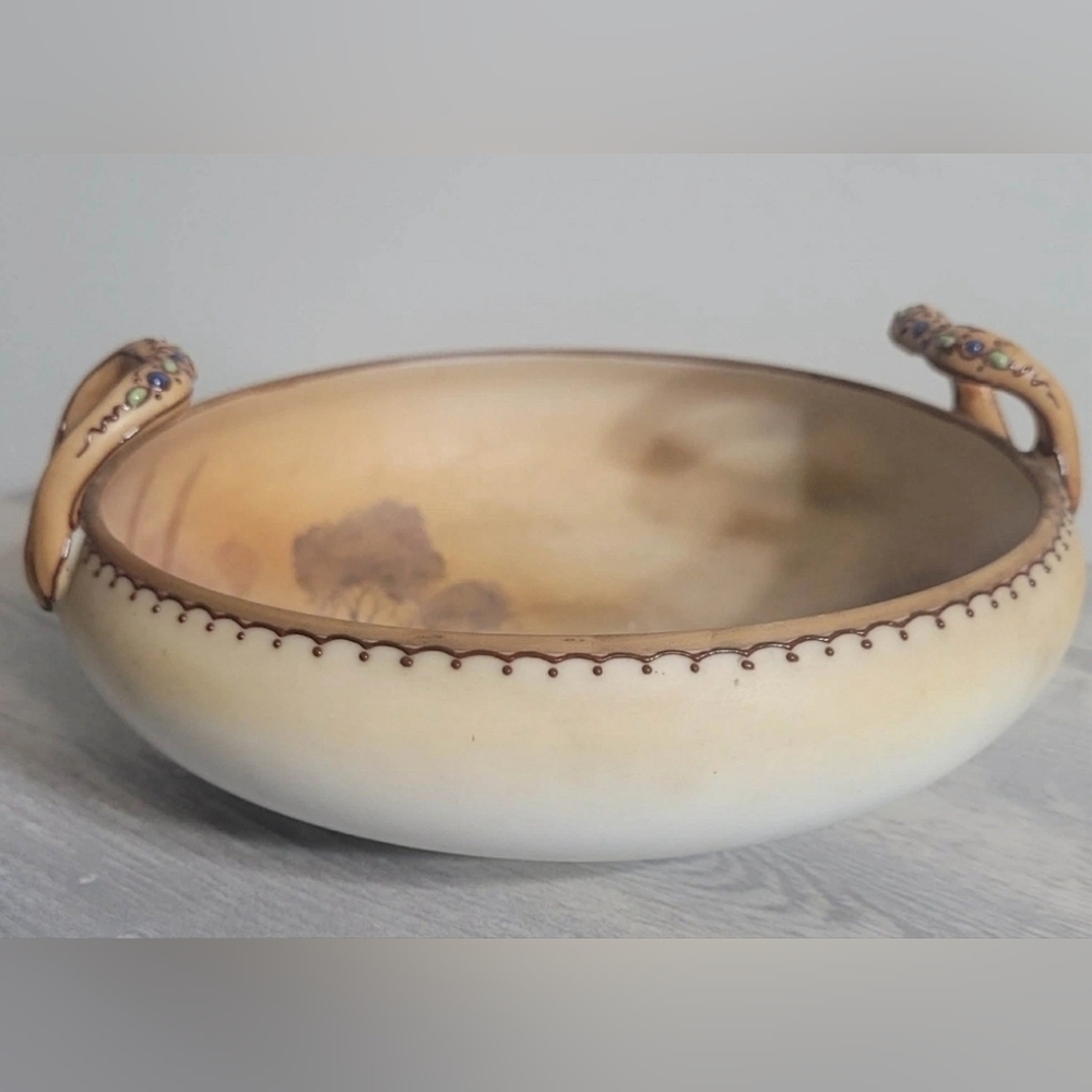 Antique Hand Painted Nippon Bowl - Picture 2 of 7